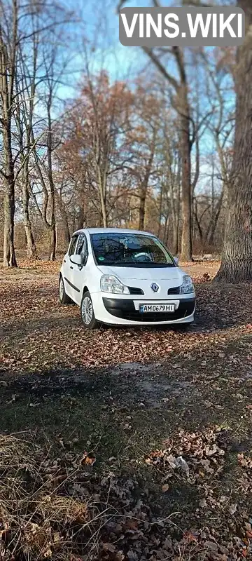 Хетчбек Renault Modus 2009 1.1 л. Ручна / Механіка обл. Житомирська, Бердичів - Фото 1/9