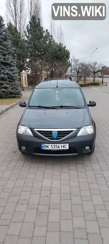 Седан Dacia Logan 2008 1.6 л. Ручная / Механика обл. Ровенская, Сарны - Фото 1/8