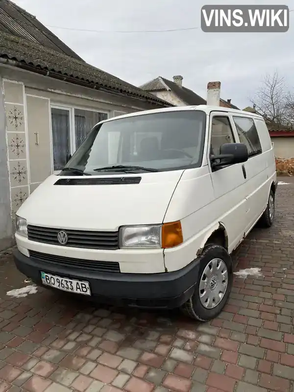 Мінівен Volkswagen Transporter 1995 1.9 л. обл. Тернопільська, Тернопіль - Фото 1/21