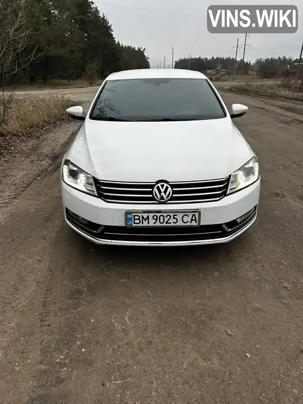 Седан Volkswagen Passat 2013 1.97 л. Робот обл. Сумська, Суми - Фото 1/21