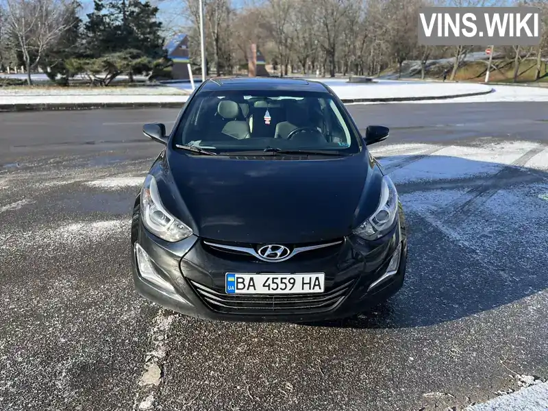 Седан Hyundai Elantra 2014 2 л. Автомат обл. Кировоградская, Кропивницкий (Кировоград) - Фото 1/20