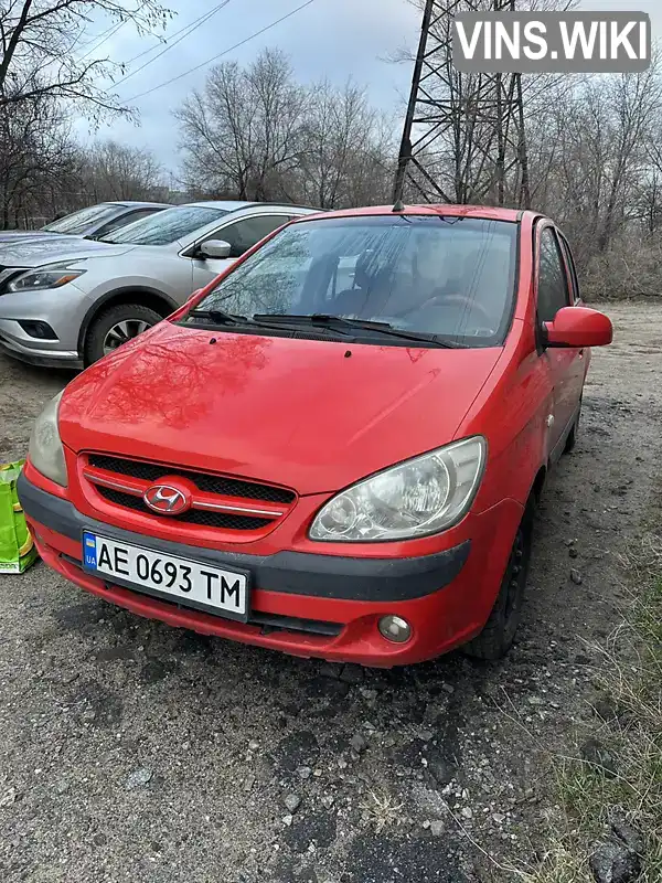 KMHBT51BP6U569553 Hyundai Getz 2006 Хетчбек 1.6 л. Фото 1