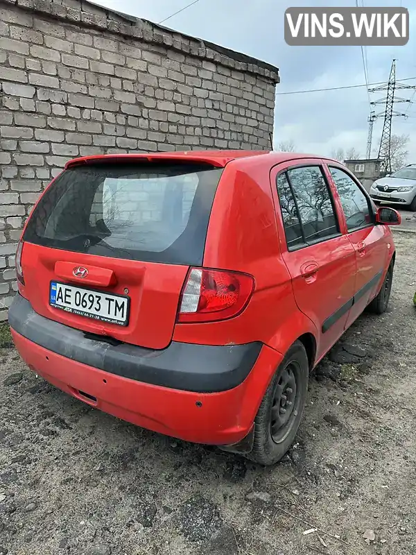 KMHBT51BP6U569553 Hyundai Getz 2006 Хетчбек 1.6 л. Фото 3