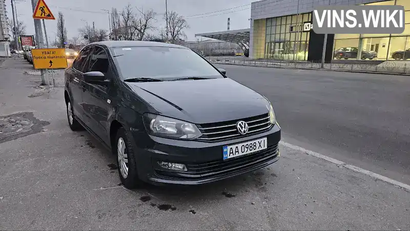 Седан Volkswagen Polo 2018 1.6 л. Ручна / Механіка обл. Київська, Київ - Фото 1/18