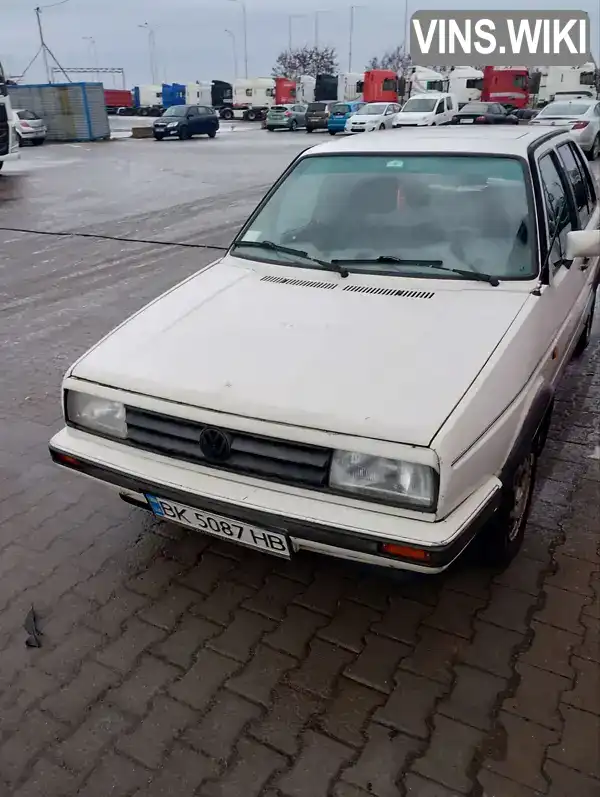 Седан Volkswagen Jetta 1987 1.6 л. Ручная / Механика обл. Ровенская, Ровно - Фото 1/9