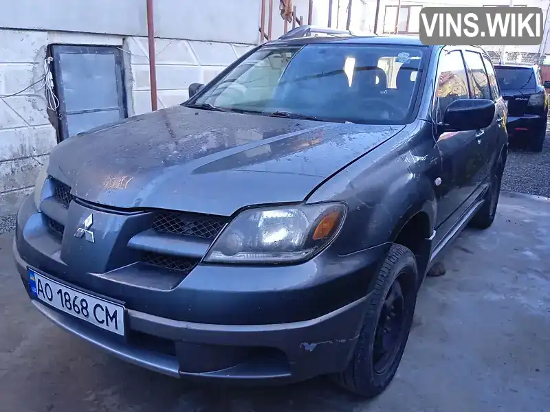 Позашляховик / Кросовер Mitsubishi Outlander 2003 2 л. обл. Закарпатська, Виноградів - Фото 1/3