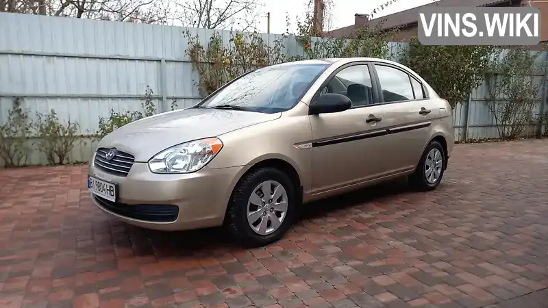 Седан Hyundai Accent 2009 1.4 л. обл. Полтавская, Миргород - Фото 1/12