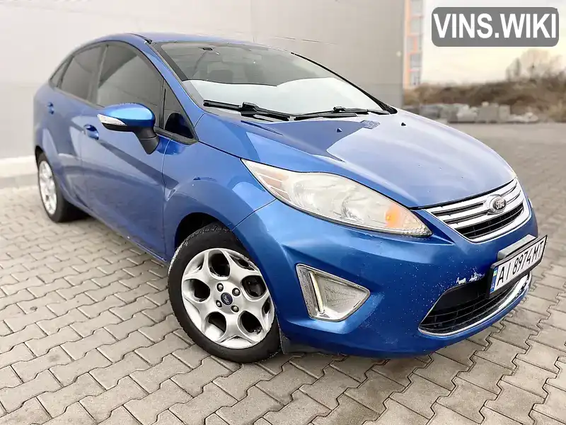 Седан Ford Fiesta 2010 1.6 л. Автомат обл. Киевская, Киев - Фото 1/21