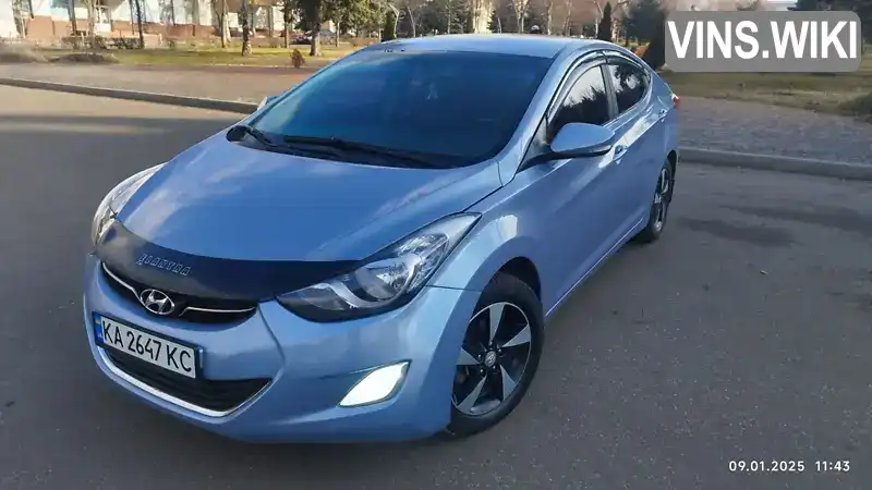 Седан Hyundai Elantra 2012 1.8 л. Автомат обл. Донецкая, Краматорск - Фото 1/11