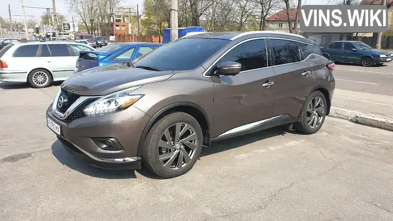 Внедорожник / Кроссовер Nissan Murano 2015 3.5 л. Вариатор обл. Днепропетровская, Днепр (Днепропетровск) - Фото 1/19