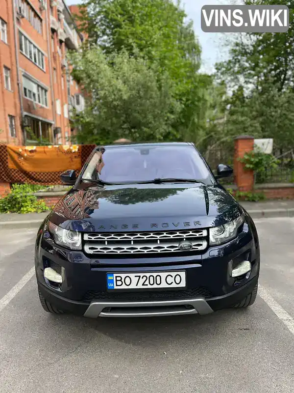 Позашляховик / Кросовер Land Rover Range Rover Evoque 2014 2 л. Автомат обл. Тернопільська, Тернопіль - Фото 1/21