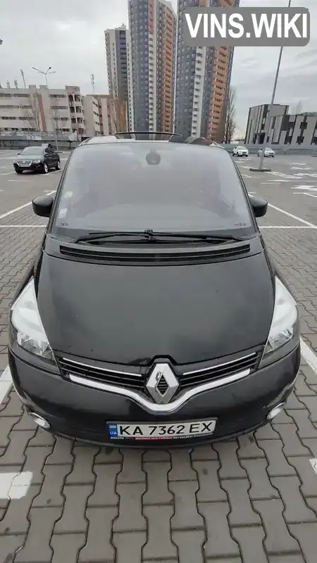 Минивэн Renault Espace 2014 2 л. Ручная / Механика обл. Киевская, Киев - Фото 1/21