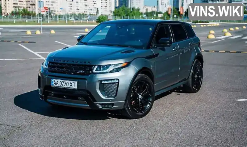 Позашляховик / Кросовер Land Rover Range Rover Evoque 2016 2 л. Автомат обл. Київська, Київ - Фото 1/21