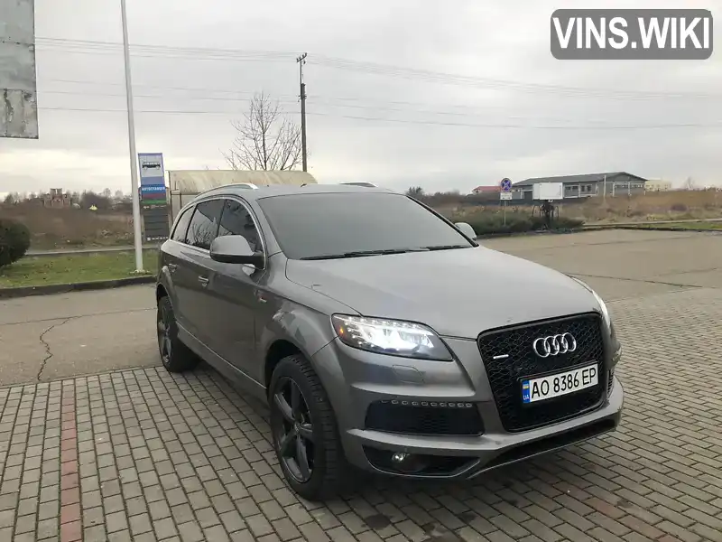 Позашляховик / Кросовер Audi Q7 2011 3 л. Автомат обл. Закарпатська, Виноградів - Фото 1/21