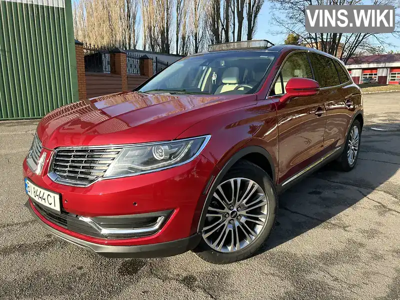 Позашляховик / Кросовер Lincoln MKX 2017 3.7 л. Автомат обл. Полтавська, Полтава - Фото 1/21