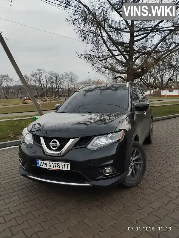 Внедорожник / Кроссовер Nissan Rogue 2015 2.49 л. Вариатор обл. Житомирская, Звягель - Фото 1/21