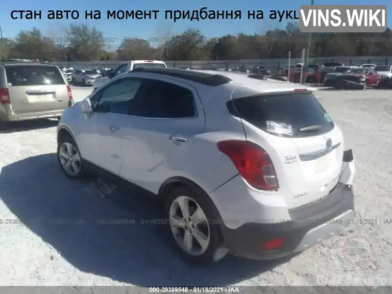 KL4CJCSBXGB683909 Buick Encore 2016 Внедорожник / Кроссовер 1.36 л. Фото 3