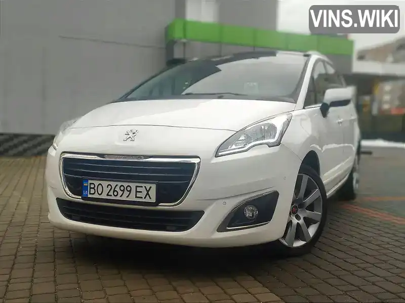 Мікровен Peugeot 5008 2015 1.56 л. обл. Тернопільська, Тернопіль - Фото 1/21