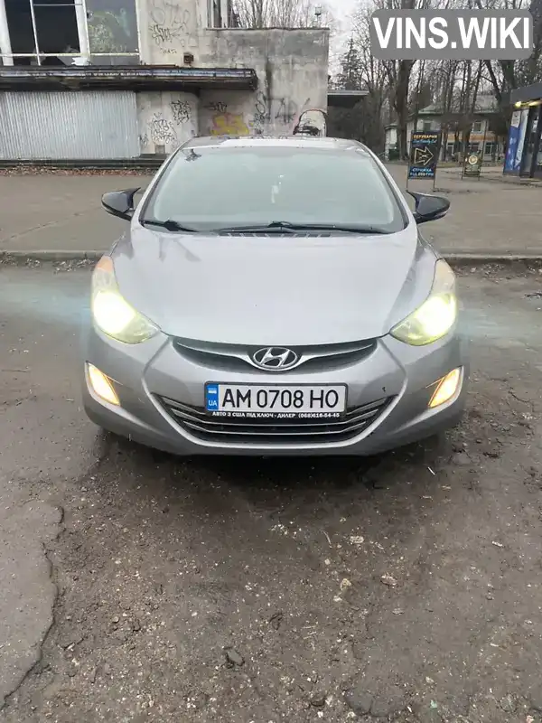 Седан Hyundai Elantra 2011 1.8 л. Автомат обл. Житомирская, Житомир - Фото 1/15