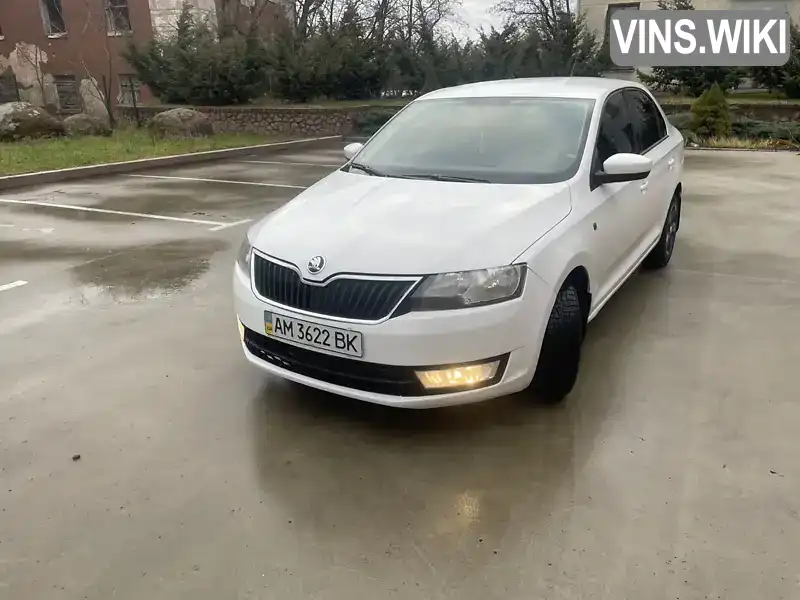 Ліфтбек Skoda Rapid 2013 1.6 л. Ручна / Механіка обл. Житомирська, Коростень - Фото 1/15