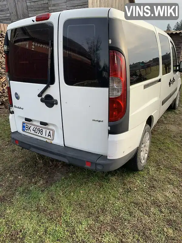 Минивэн Fiat Doblo 2007 1.91 л. обл. Ровенская, Ровно - Фото 1/5