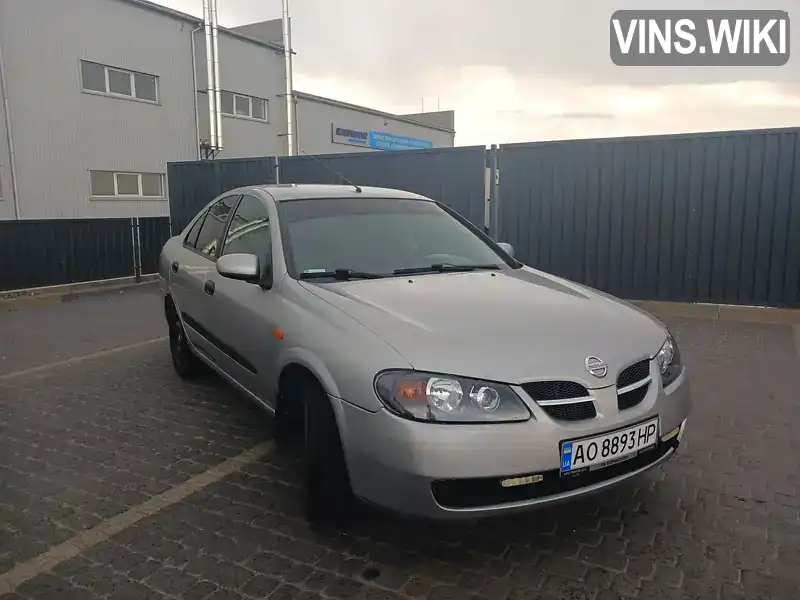 SJNBHAN16U0596963 Nissan Almera 2005 Седан 1.46 л. Фото 1