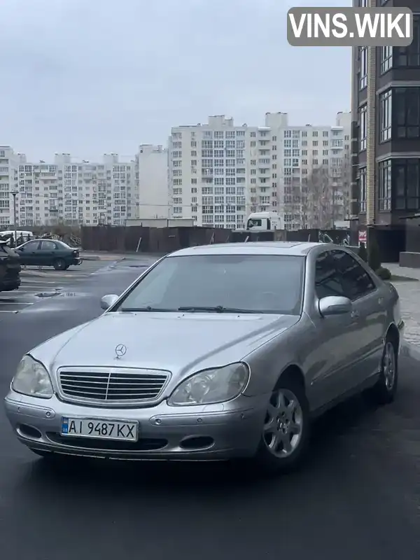 Седан Mercedes-Benz S-Class 2002 3.22 л. Типтронік обл. Чернігівська, Чернігів - Фото 1/12