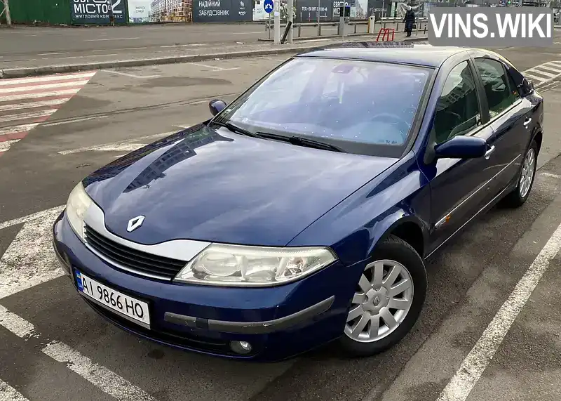 Лифтбек Renault Laguna 2003 1.78 л. Ручная / Механика обл. Киевская, Вышневое - Фото 1/13