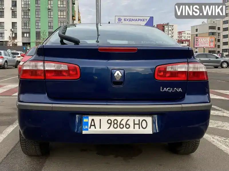 VF1BG0M0528050042 Renault Laguna 2003 Ліфтбек 1.78 л. Фото 8