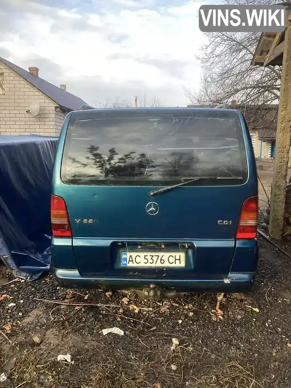 Минивэн Mercedes-Benz Vito 1999 2.2 л. Ручная / Механика обл. Волынская, Ковель - Фото 1/9