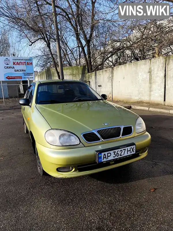 Седан Daewoo Sens 2007 null_content л. обл. Запорожская, Запорожье - Фото 1/9