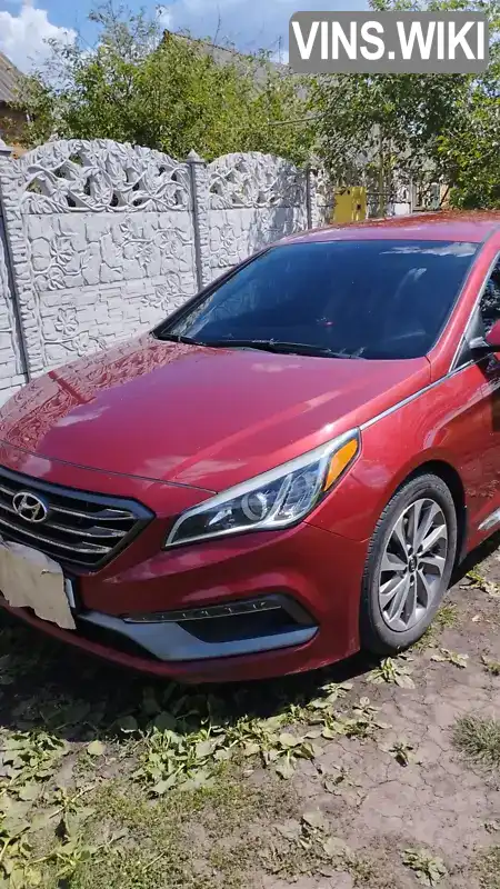 Седан Hyundai Sonata 2015 2.36 л. Автомат обл. Сумская, Ахтырка - Фото 1/21