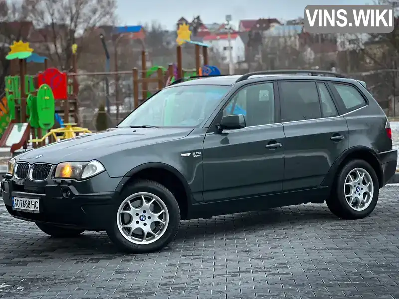 Внедорожник / Кроссовер BMW X3 2005 3 л. Автомат обл. Хмельницкая, Хмельницкий - Фото 1/21