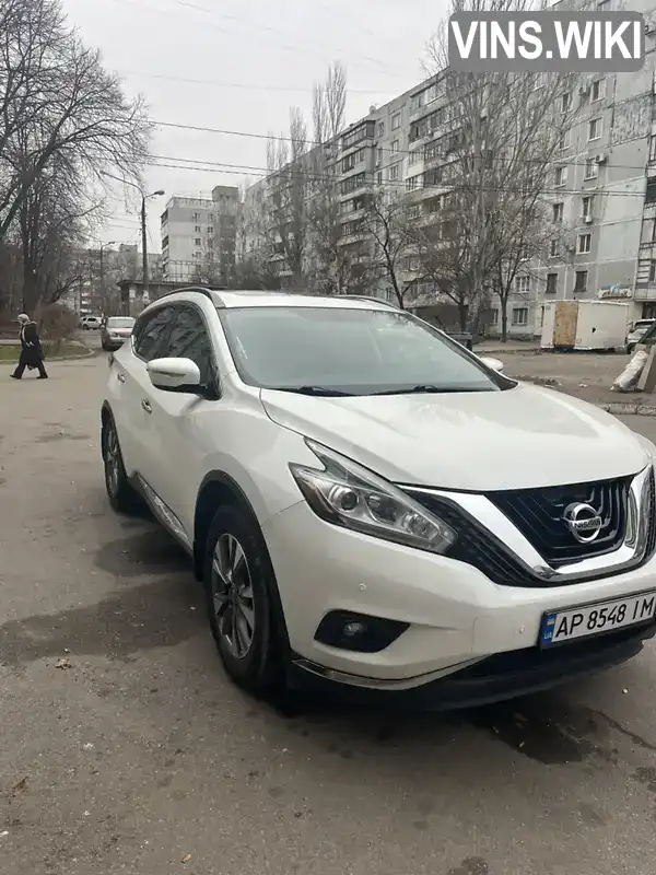 Внедорожник / Кроссовер Nissan Murano 2015 3.5 л. обл. Запорожская, Запорожье - Фото 1/8