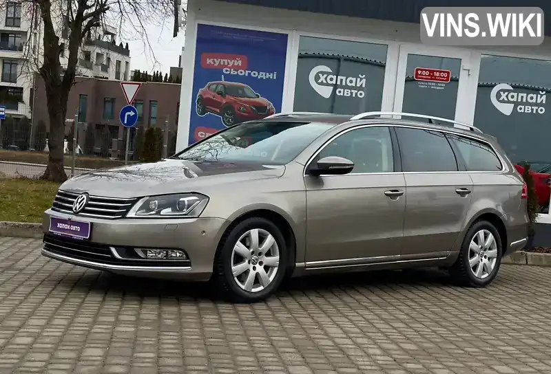 WVWZZZ3CZCE104067 Volkswagen Passat 2011 Универсал 1.98 л. Фото 1