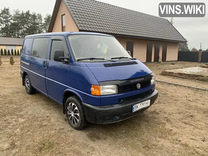 Мінівен Volkswagen Transporter 2000 1.9 л. Ручна / Механіка обл. Рівненська, Сарни - Фото 1/21