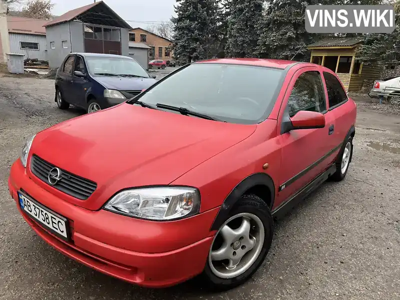 Хэтчбек Opel Astra 1999 1.6 л. Ручная / Механика обл. Винницкая, Гайсин - Фото 1/13