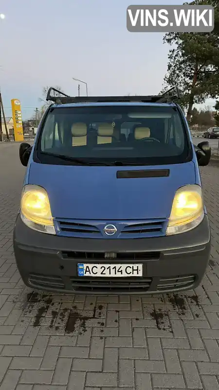 Мікровен Nissan Primastar 2005 1.87 л. Ручна / Механіка обл. Волинська, Іваничі - Фото 1/15