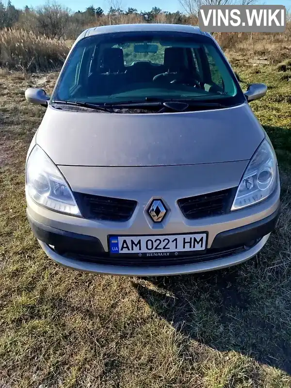 Мінівен Renault Scenic 2007 1.6 л. Ручна / Механіка обл. Житомирська, Бердичів - Фото 1/14