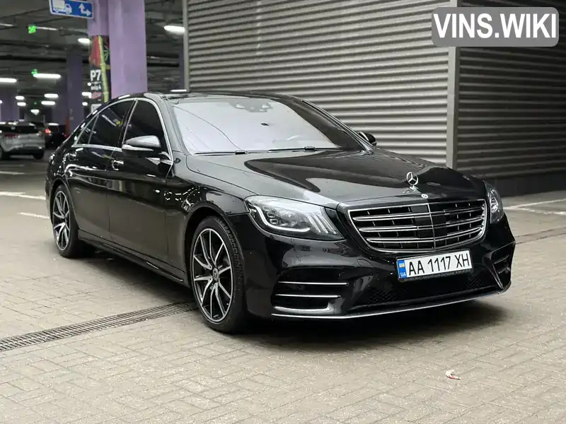 Седан Mercedes-Benz S-Class 2018 3 л. Автомат обл. Киевская, Киев - Фото 1/21