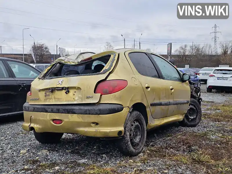 Хетчбек Peugeot 206 2003 1.1 л. Ручна / Механіка обл. Тернопільська, Тернопіль - Фото 1/21