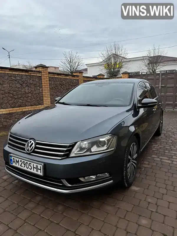 Седан Volkswagen Passat 2014 1.97 л. Автомат обл. Житомирська, Житомир - Фото 1/21