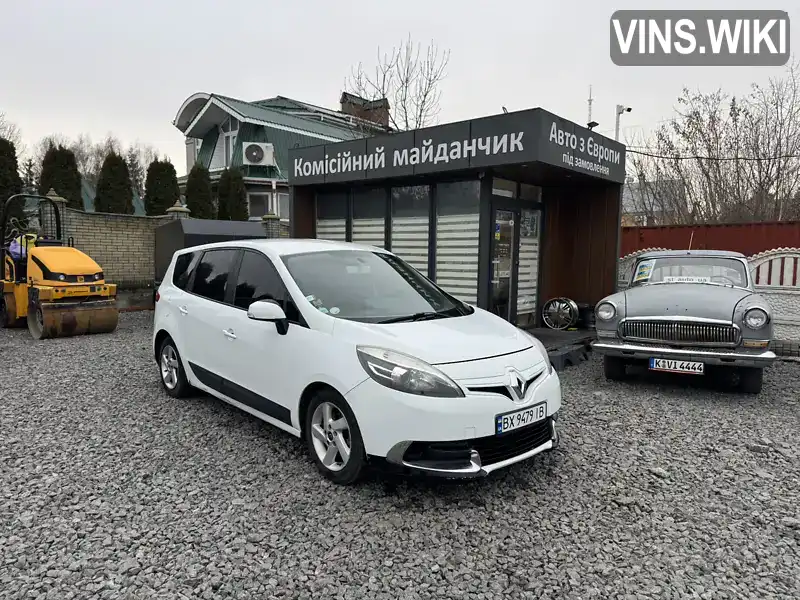 Мінівен Renault Grand Scenic 2012 1.46 л. Ручна / Механіка обл. Хмельницька, Хмельницький - Фото 1/12