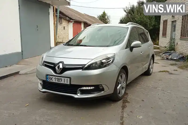 Минивэн Renault Scenic 2014 1.46 л. Робот обл. Ровенская, Острог - Фото 1/21