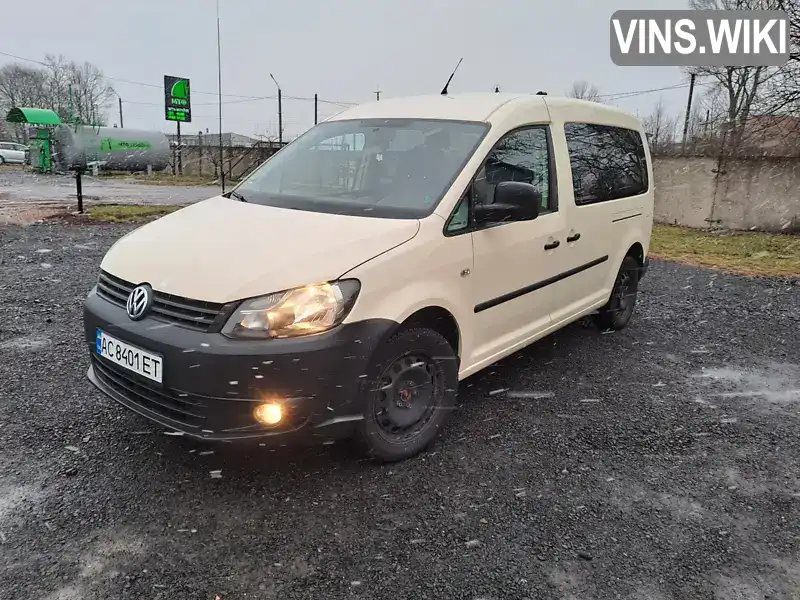 Мінівен Volkswagen Caddy 2011 1.6 л. Автомат обл. Волинська, Нововолинськ - Фото 1/21