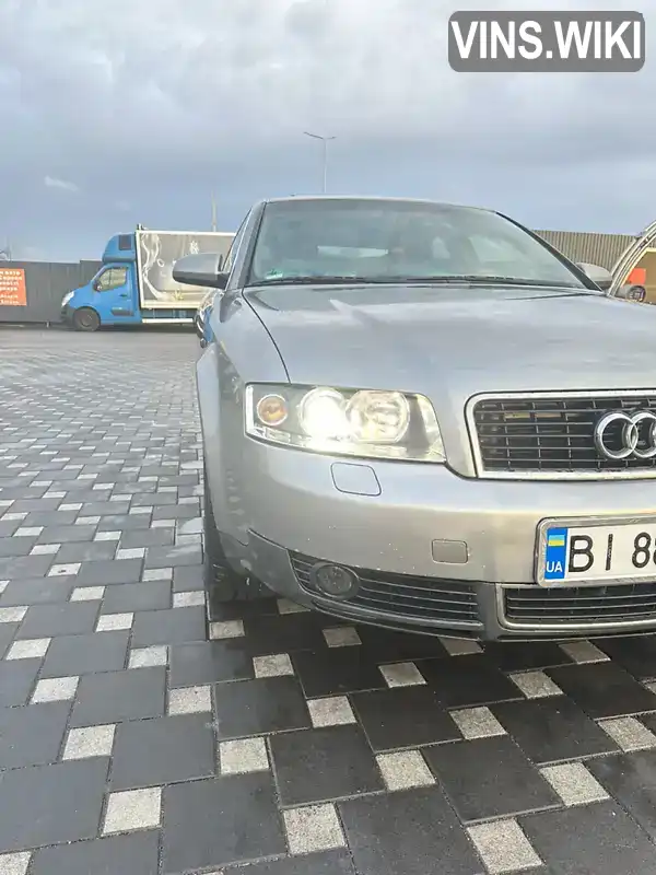 Седан Audi A4 2002 1.8 л. Автомат обл. Полтавская, Полтава - Фото 1/10