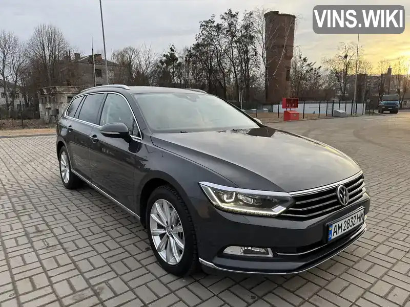 Універсал Volkswagen Passat 2018 2 л. Автомат обл. Житомирська, Житомир - Фото 1/21