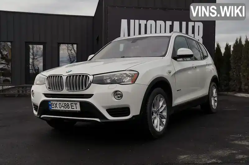 Позашляховик / Кросовер BMW X3 2016 2 л. Автомат обл. Хмельницька, Кам'янець-Подільський - Фото 1/21