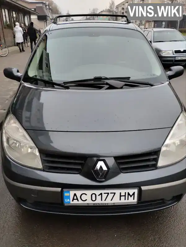 Мінівен Renault Grand Scenic 2006 1.5 л. Ручна / Механіка обл. Волинська, location.city.volodymyr - Фото 1/11