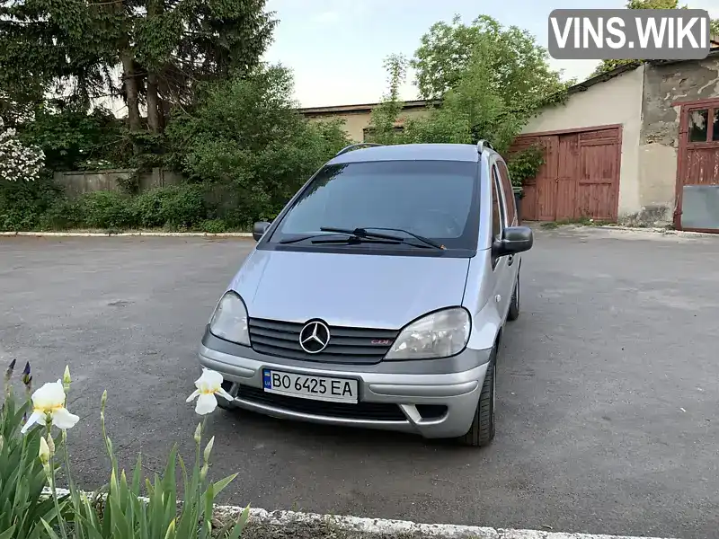 Мінівен Mercedes-Benz Vaneo 2002 null_content л. Ручна / Механіка обл. Тернопільська, Тернопіль - Фото 1/11